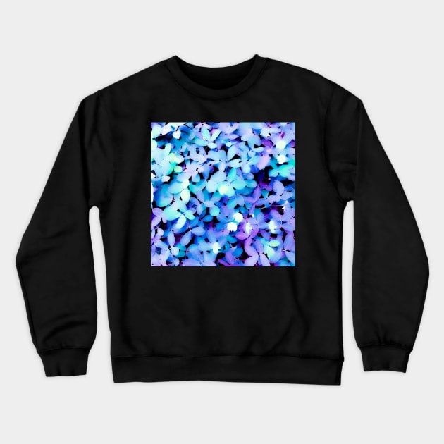 Tropical Leaves Floral Pattern Crewneck Sweatshirt by srojas26